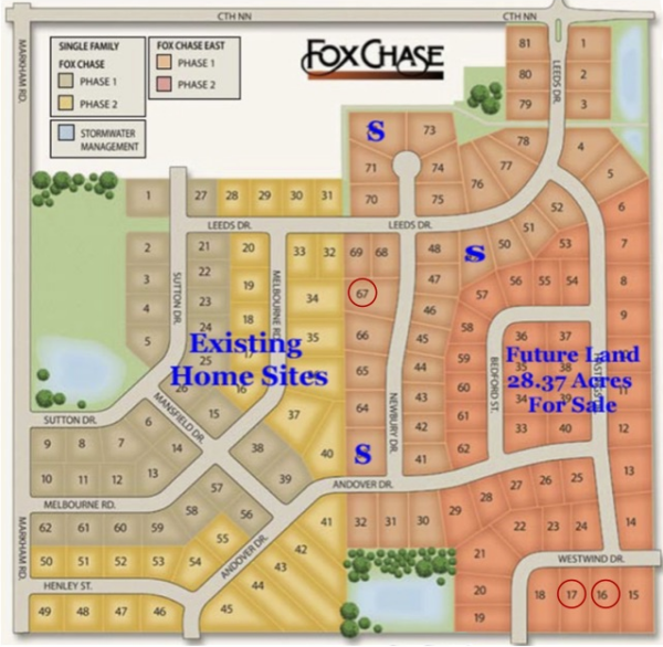 Fox Chase Home Community Harpe Development Eagle, WI
