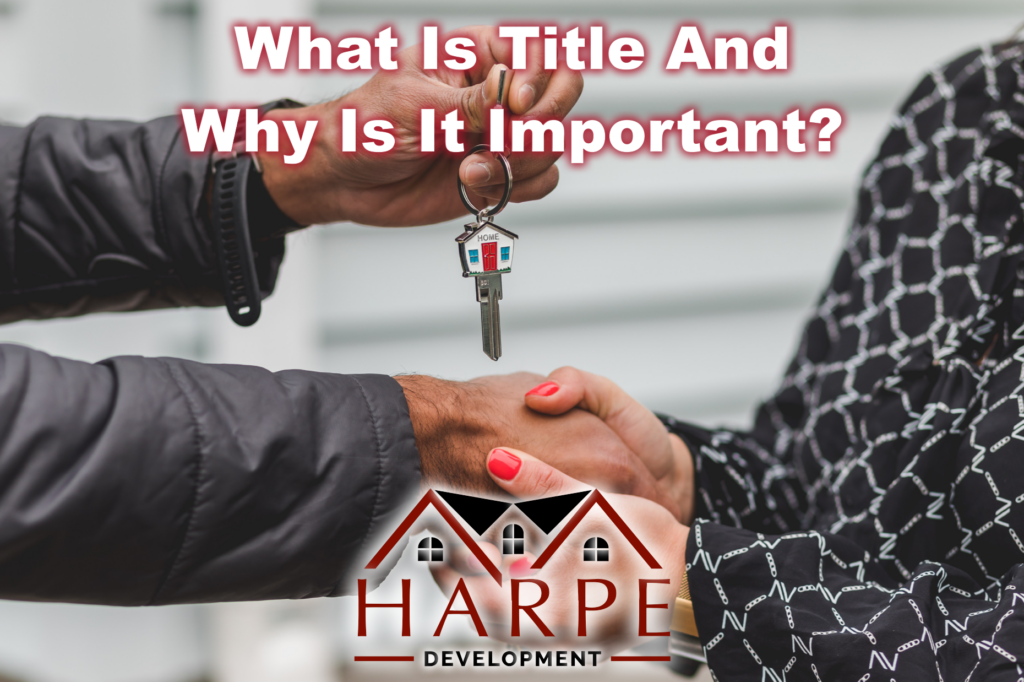 What is title and why is it important?