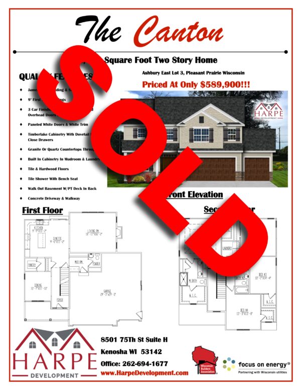 Harpe Development New Homes For Sale SE Wisconsin